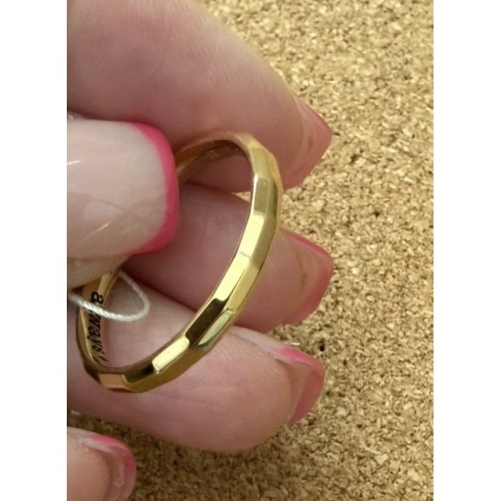 Brosway With You Ring ALWAYS WITH YOU Steel EU 27‎ US 13 NWT BWYA041